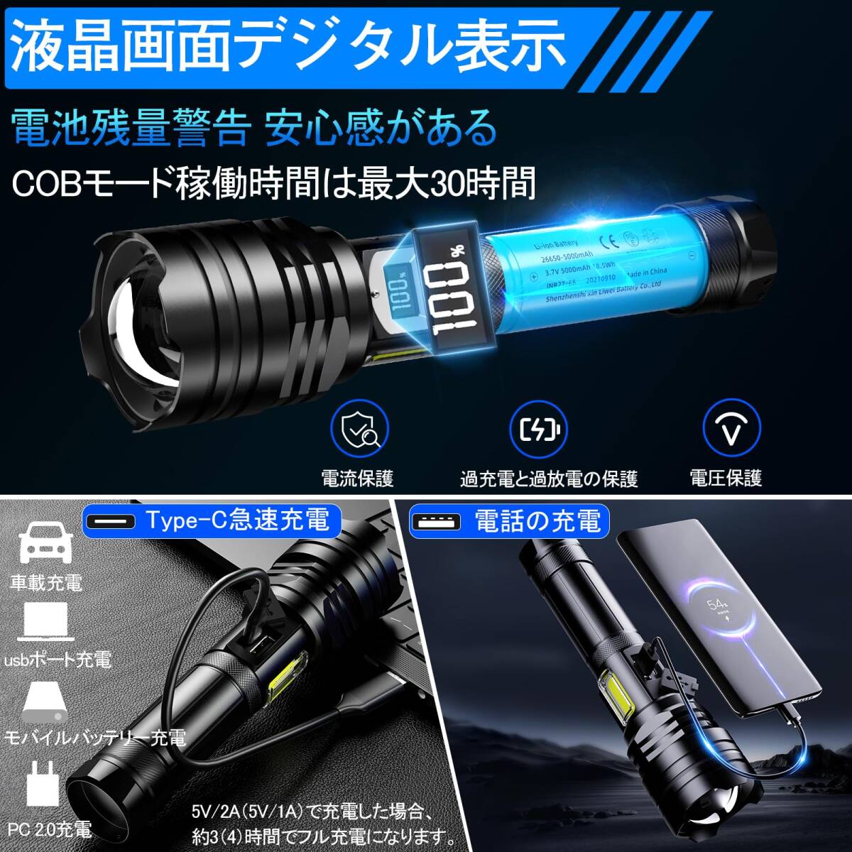 □暖かい光 懐中電灯 高輝度 新登場! ユーザー好評 長寿命仕様 □暖かい光 懐中電灯 高輝度 新登場! ユーザー好評 長寿命仕様
