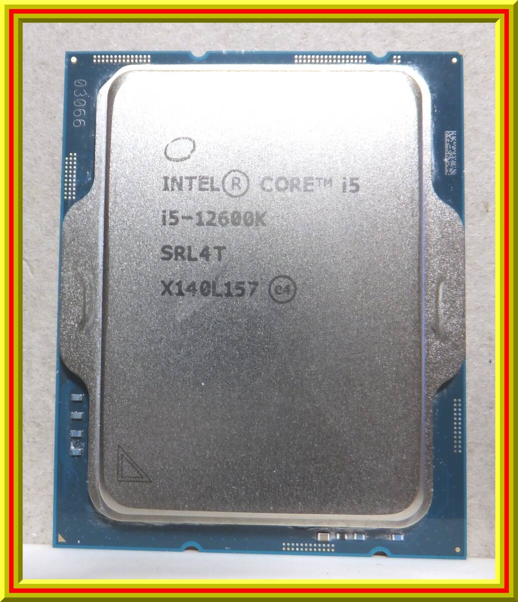 Intel Core i5 12600K 動作確認済 完動美品|Yahoo!フリマ(旧 Intel Core i5 12600K 動作確認済 完動美品|Yahoo!フリマ(旧
