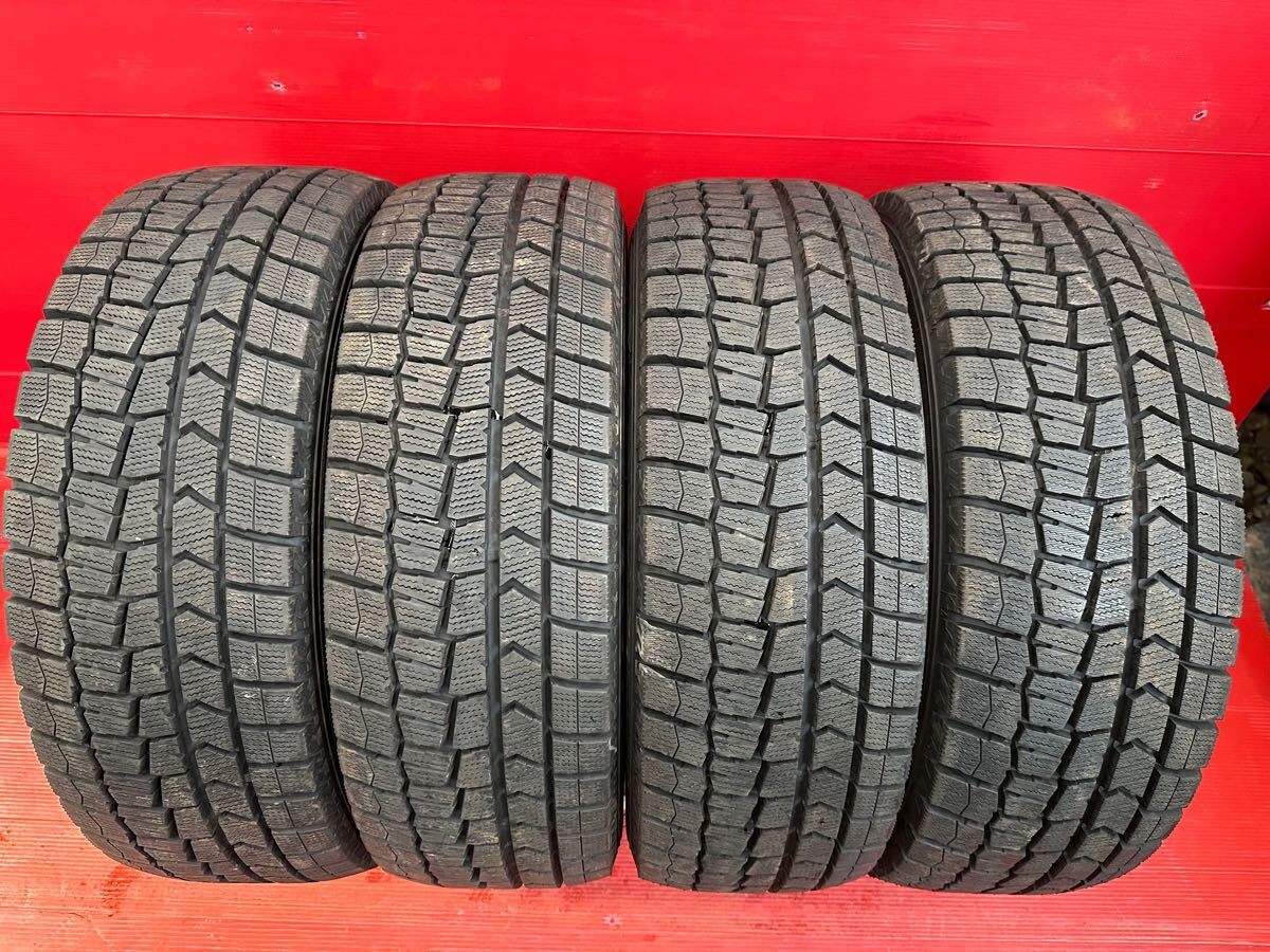 215/60R16 95Q DUNLOP WINTERMAXX WM02 215/60-16 ダンロップ スタッドレスタイヤ 2020年国産　バリ山　4本セット