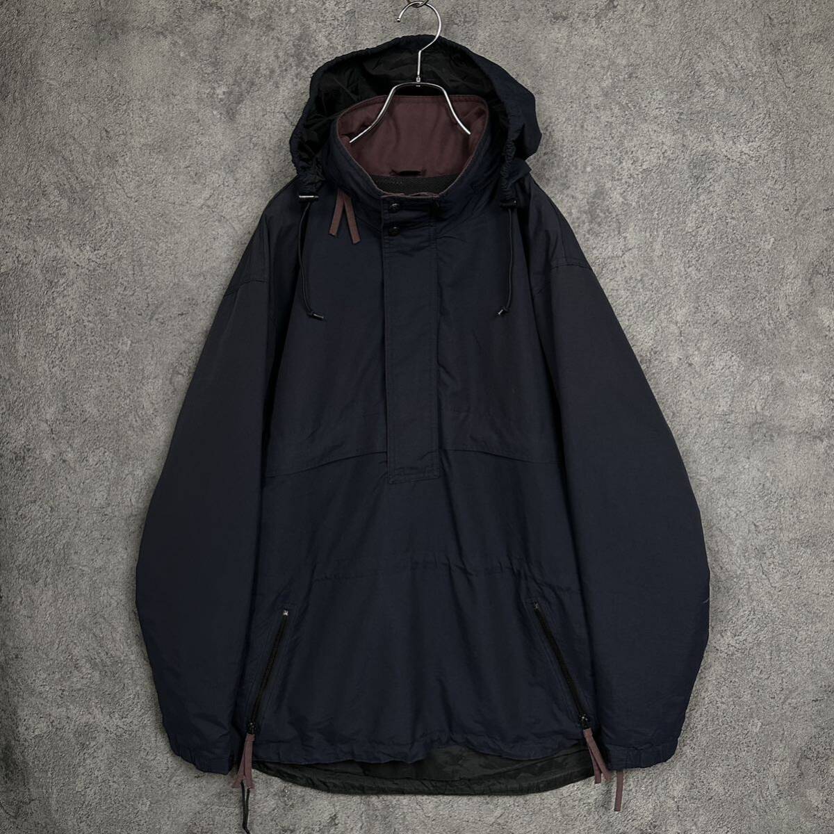 BURTON 90s ビンテージ ハーフジップ 2トーン アノラック BURTON 90s ビンテージ ハーフジップ 2トーン アノラック