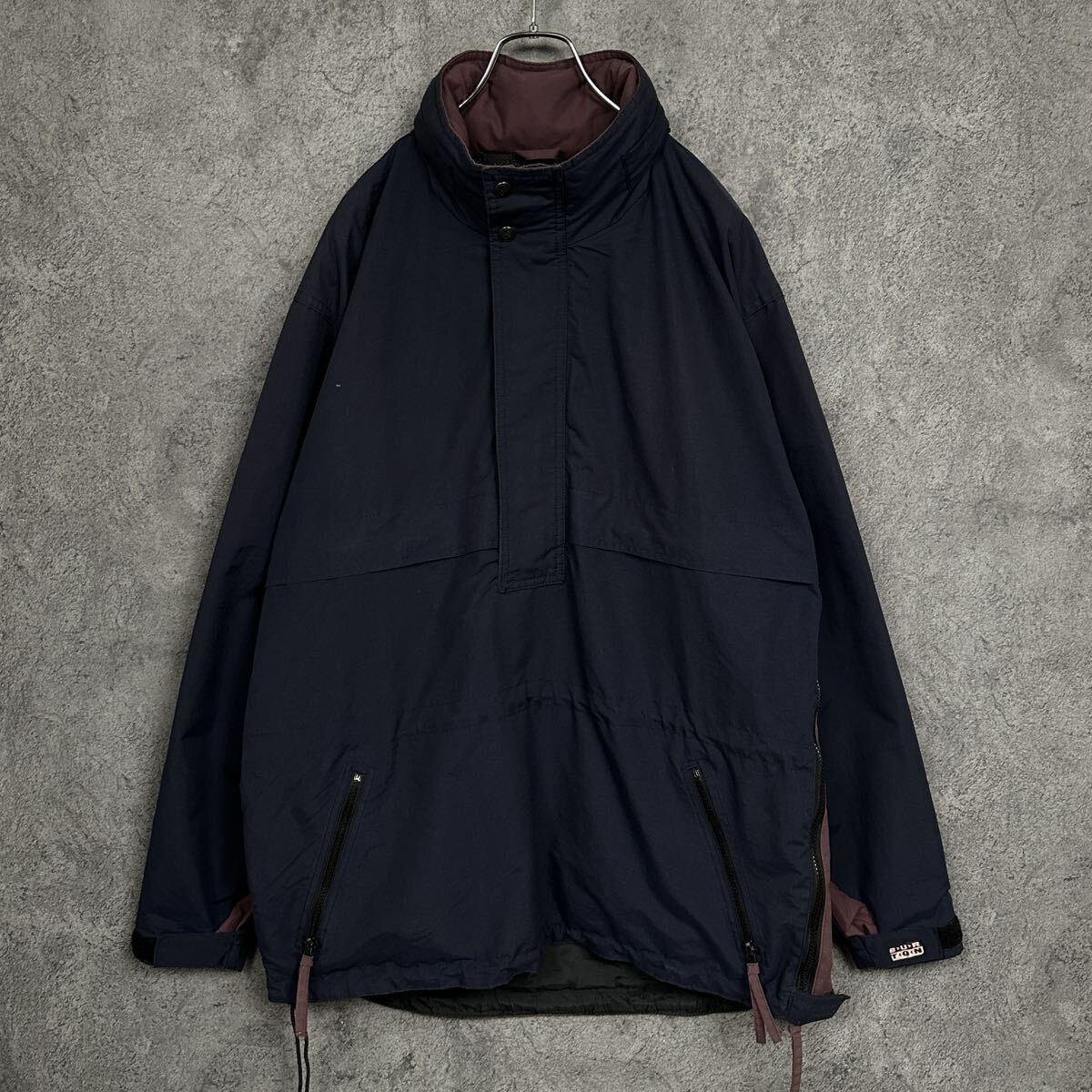 BURTON 90s ビンテージ ハーフジップ 2トーン アノラック BURTON 90s ビンテージ ハーフジップ 2トーン アノラック