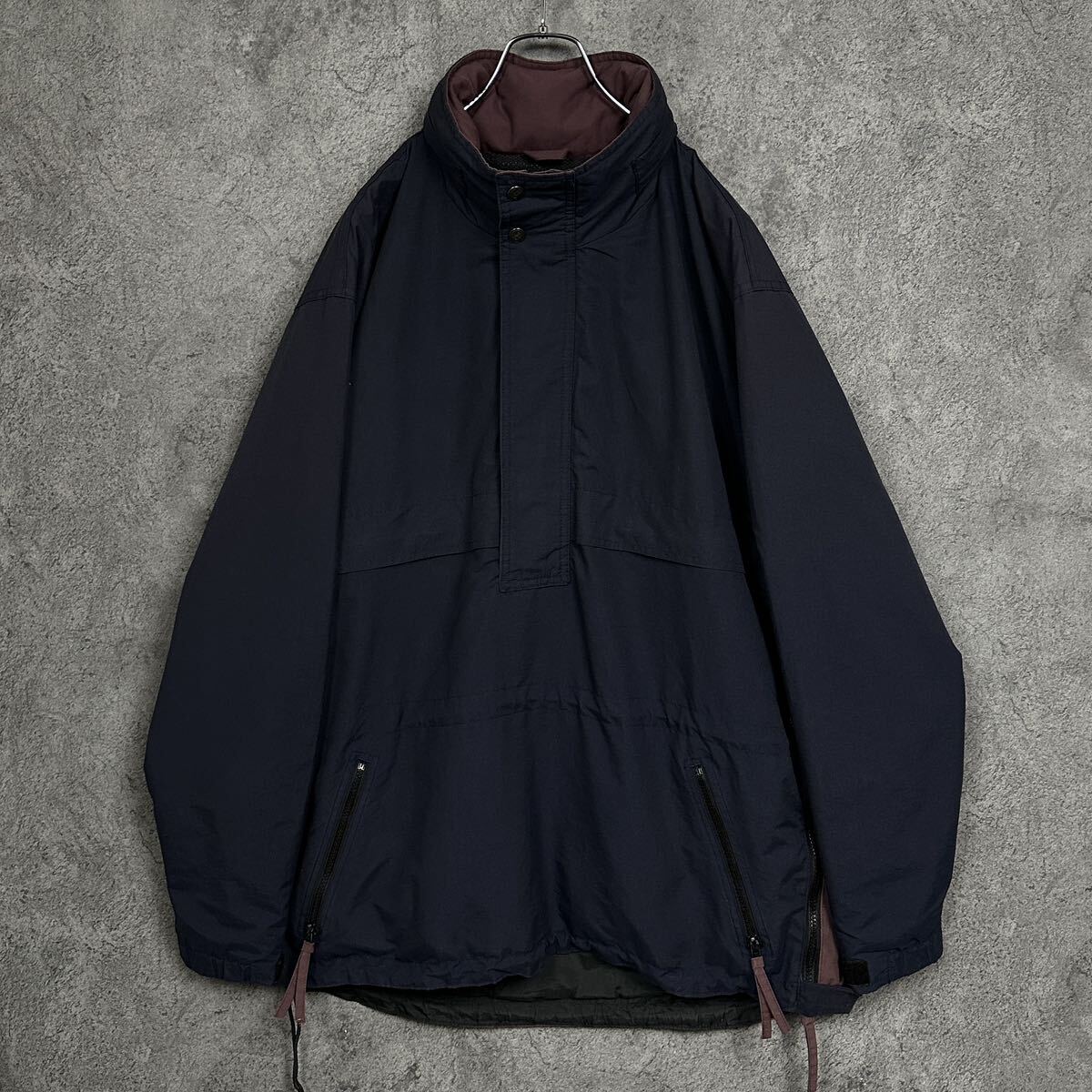 BURTON 90s ビンテージ ハーフジップ 2トーン アノラック BURTON 90s ビンテージ ハーフジップ 2トーン アノラック