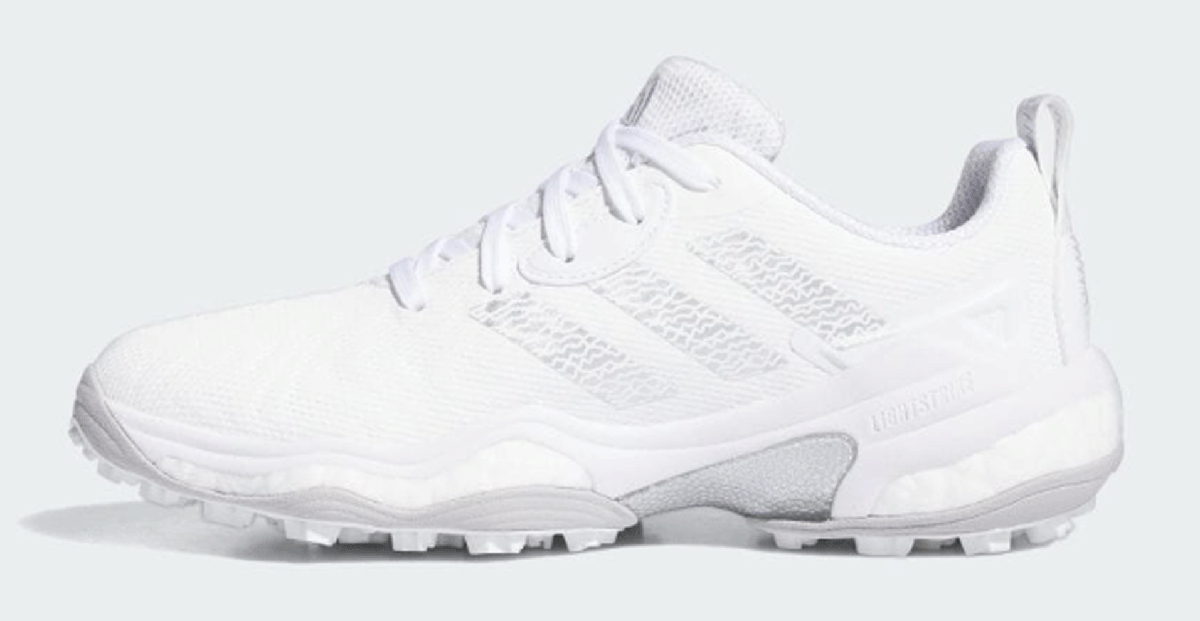 новый товар # Adidas #2024.7#wi мужской код Chaos -25#ID8730# белый | серебряный MET| серый two #23.0CM# шиповки отсутствует # стандартный