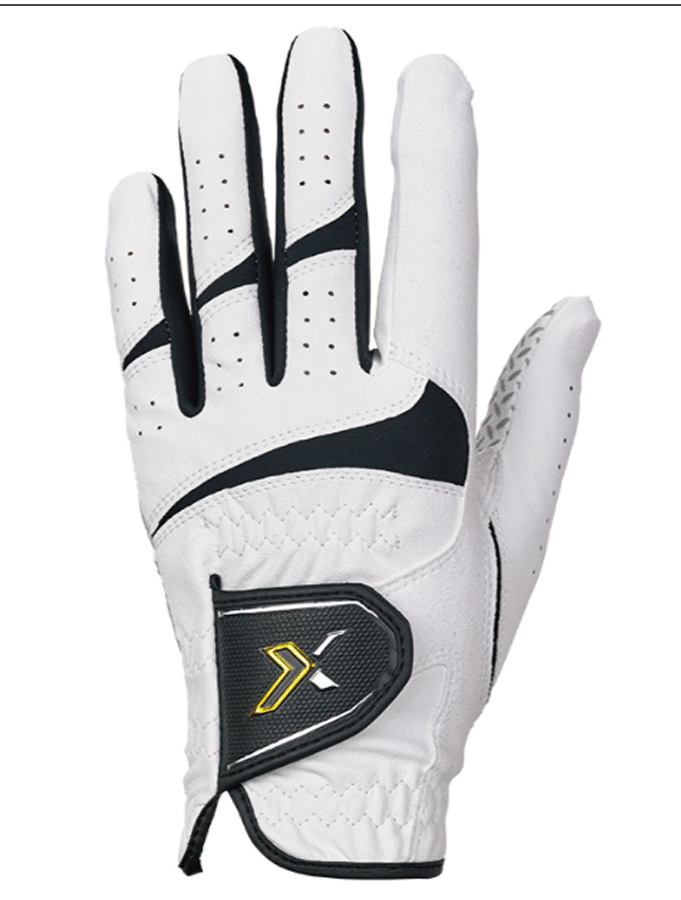 新品■送料無(wú)料■ダンロップ■2022.9■ゼクシオ■GGG-X018■ホワイト■３枚セット■25.0■パターンの異なる3種のシリコンプリントを配置