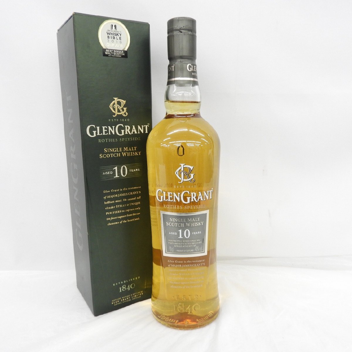 【未開栓】GLEN GRANT グレングラント 10年 シングルモルト 旧ラベル ウイスキー 700ml 40% 箱付 11685898 1005