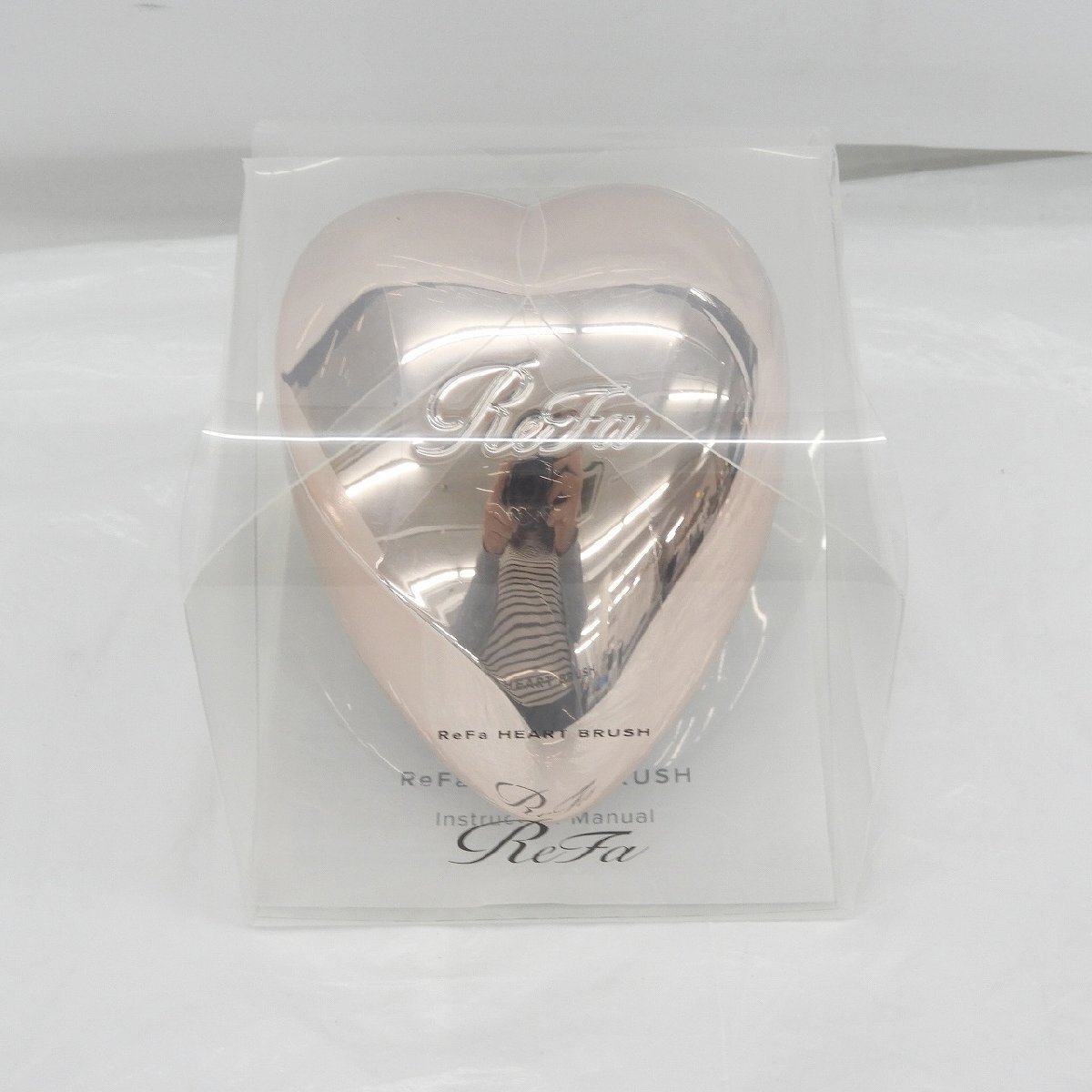 【未使用品】MTG Refa リファ HEART BRUSH ハートブラシ ローズゴールド RS-AJ00A 11683796 1008