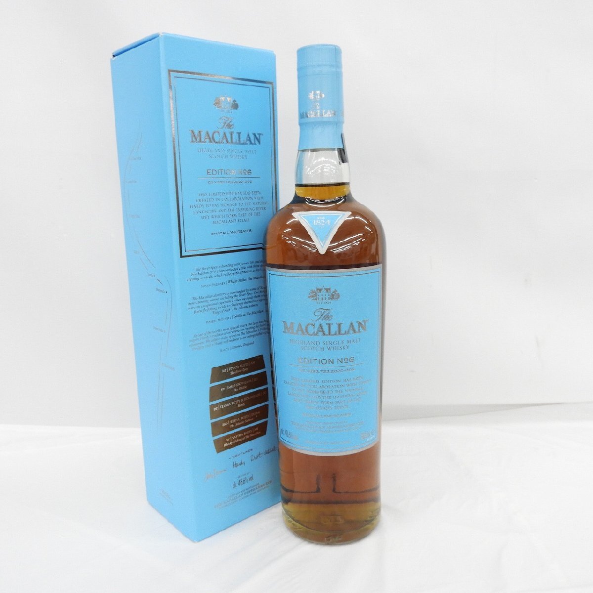 【未開栓】The MACALLAN ザ・マッカラン エディションNo.6 ウイスキー 700ml 48.6% 箱付 11691419 1017