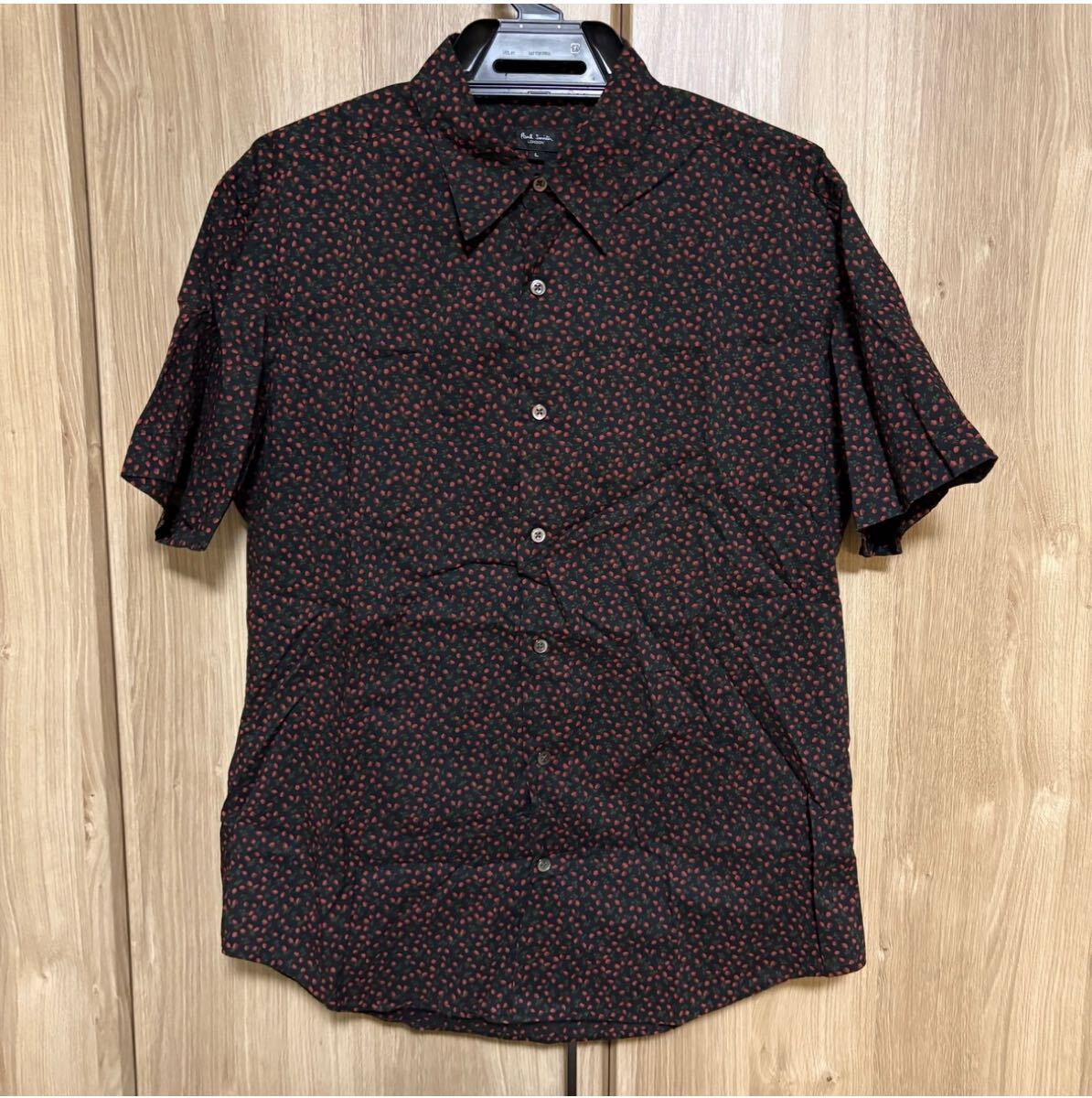 806 paul smith ポールスミス ロンドン　半袖花柄シャツ