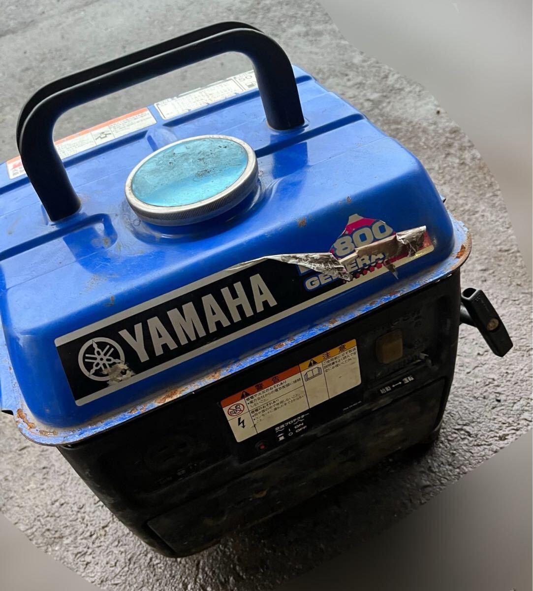 YAMAHA ヤマハ ET800 AC100V 8.0A 50/60Hz 発電機 混合★KAB2020