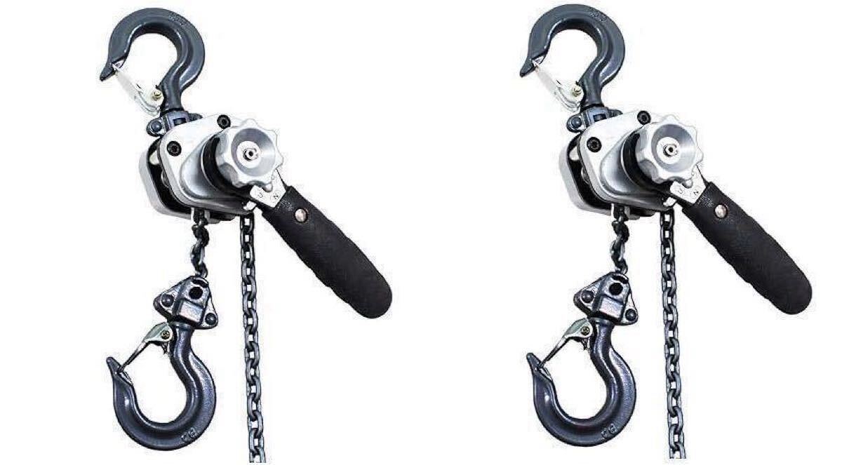新品未使用 2個セット★ベストアンサー レバーホイスト 0.25t VM レバホ 250kg 0.25トン チェーンブロック 荷締機★INJ2112