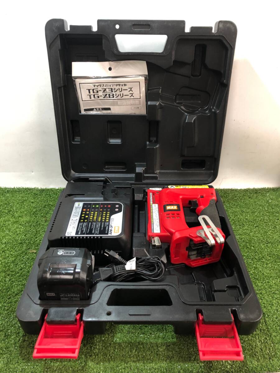 6457円 【中古品】MAX バッテリタッカ TG-Z3-BC/40A 6457円 【中古品】MAX バッテリタッカ TG-Z3-BC/40A