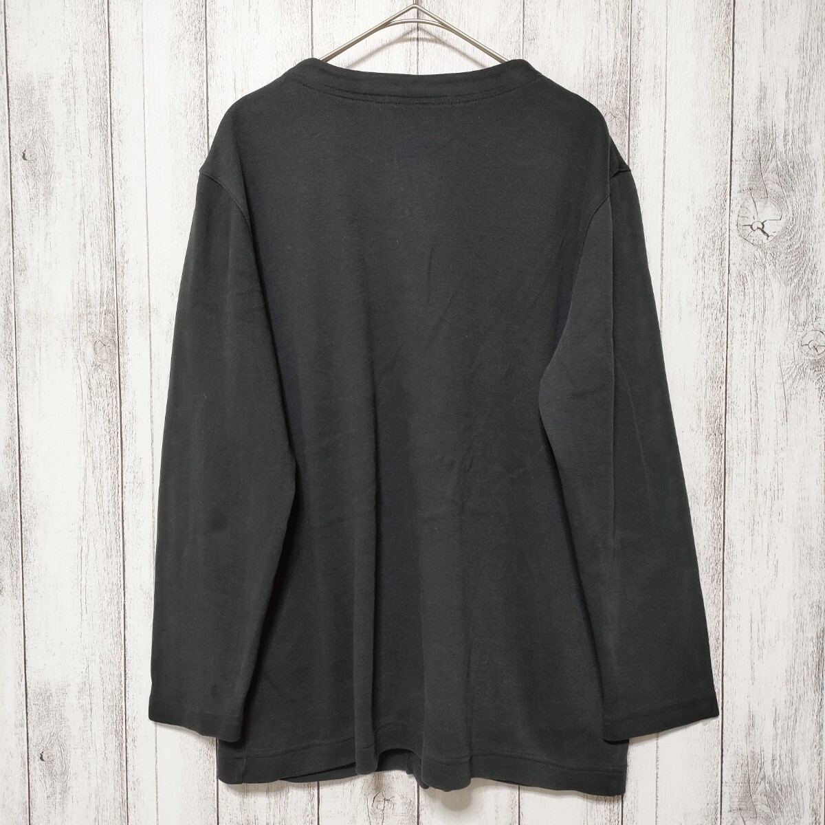 LANDS'END ランズエンド (S) コットンカーディガン ブラック 黒 LANDS'END ランズエンド (S) コットンカーディガン ブラック 黒