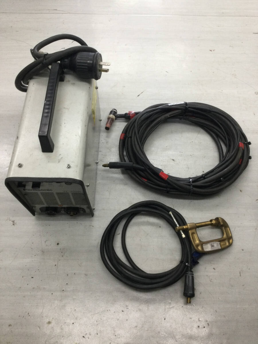 【ジャンク品 通電のみ確認済】Panasonic 200A インバータ直流TIG溶接機 YC-200BL2 トーチ約8m アース約3m ITI43OI8U1U0