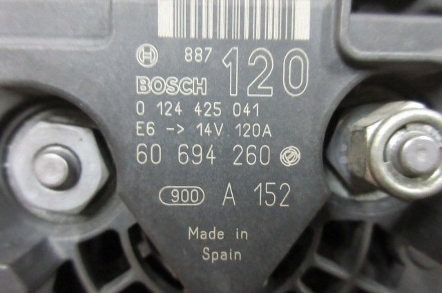 ★2009年 アルファロメオ 159 2.2JTS-TI ABA-93922 オルタネーター★_画像5