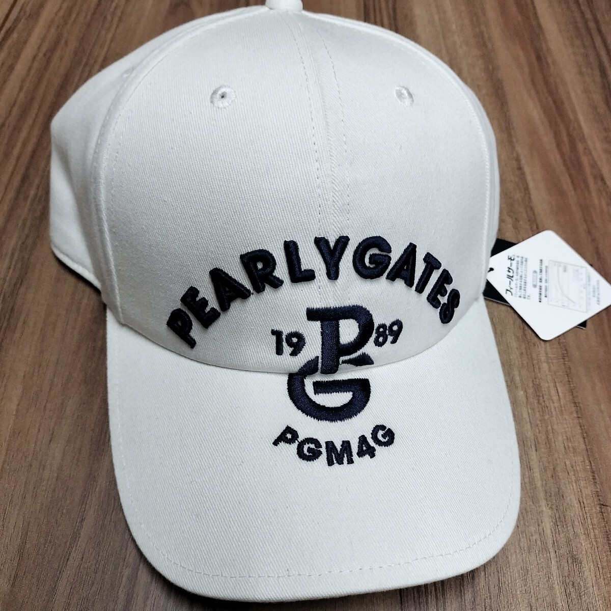 未使用品 パーリーゲイツ PEARLY GATES ツイルキャップ