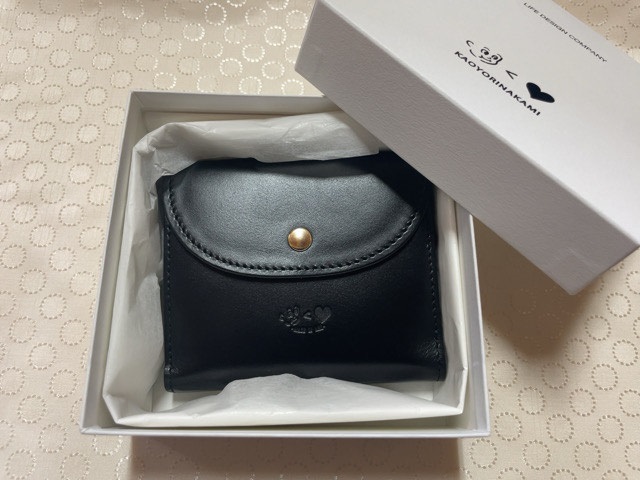 kaoyorinakami leather wallet 財布 ブラック カオヨリナカミ kaoyorinakami leather wallet 財布 ブラック カオヨリナカミ