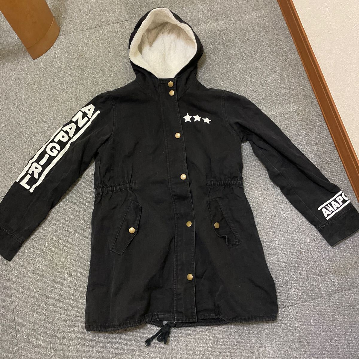 アナップガール　アウター ジップアップ