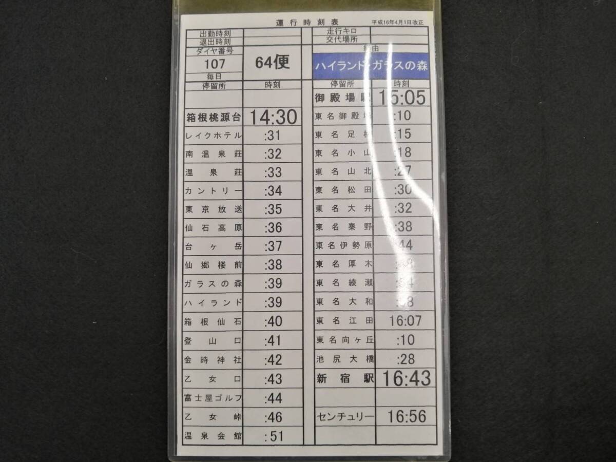 バス運転手仕業(yè)票
