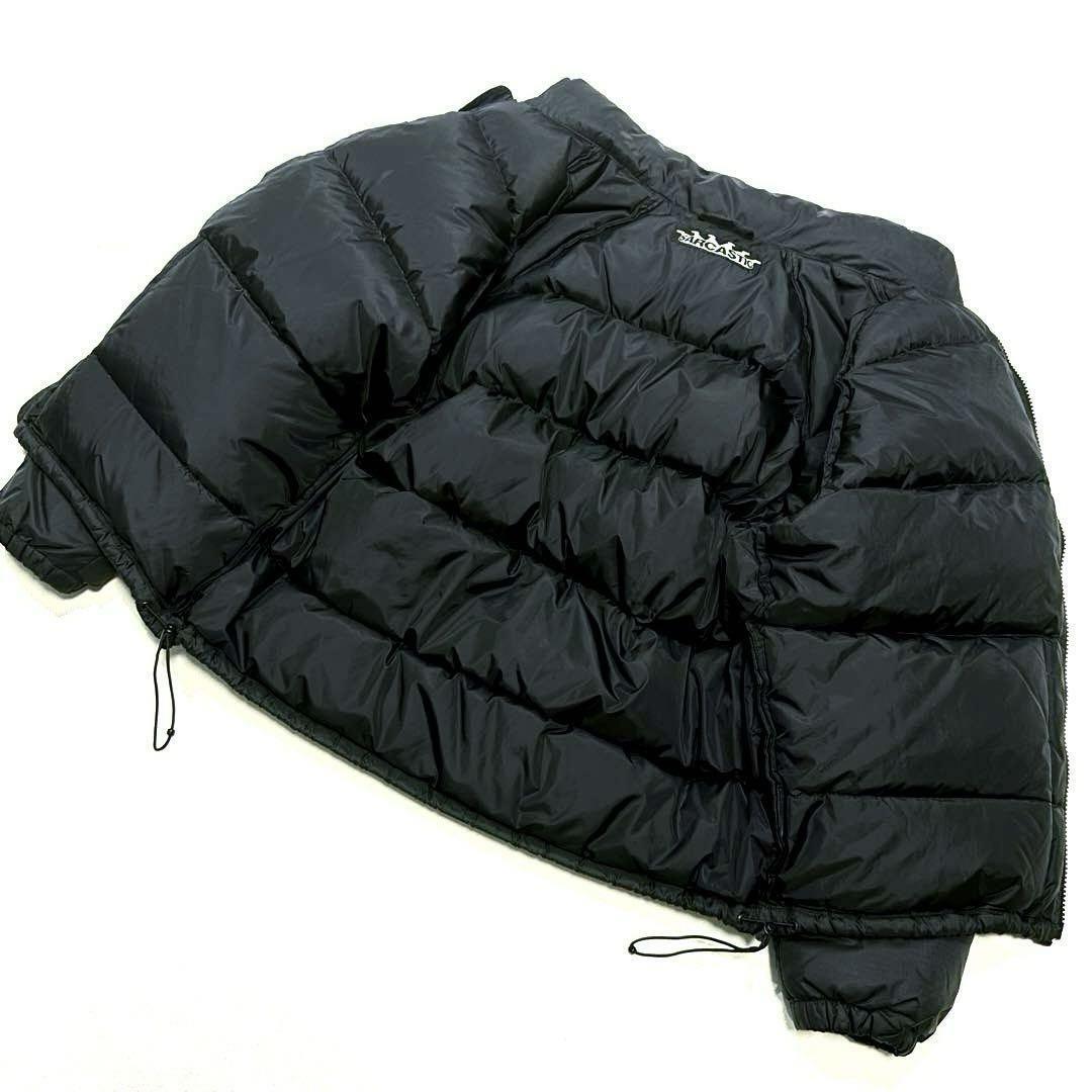 00s the first period XL black SARCASTICsakya stick down jacket sa-ka stick Street y2k old clothes Vintage over big ....