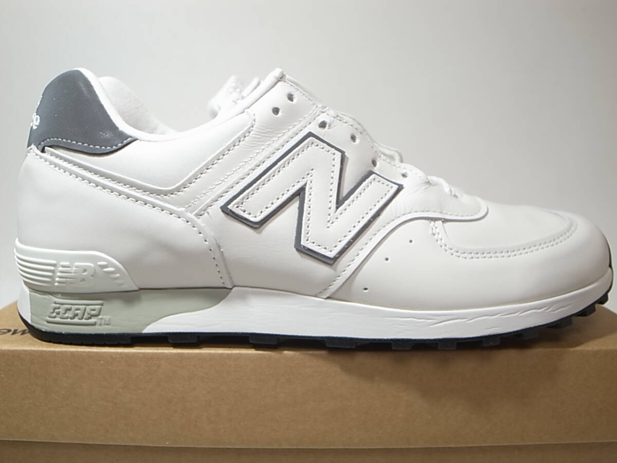 NEW BALANCE UK製 M576WWL 26 5cm US8 5新品オールレザー白 NEW BALANCE UK製 M576WWL 26 5cm US8 5新品オールレザー白