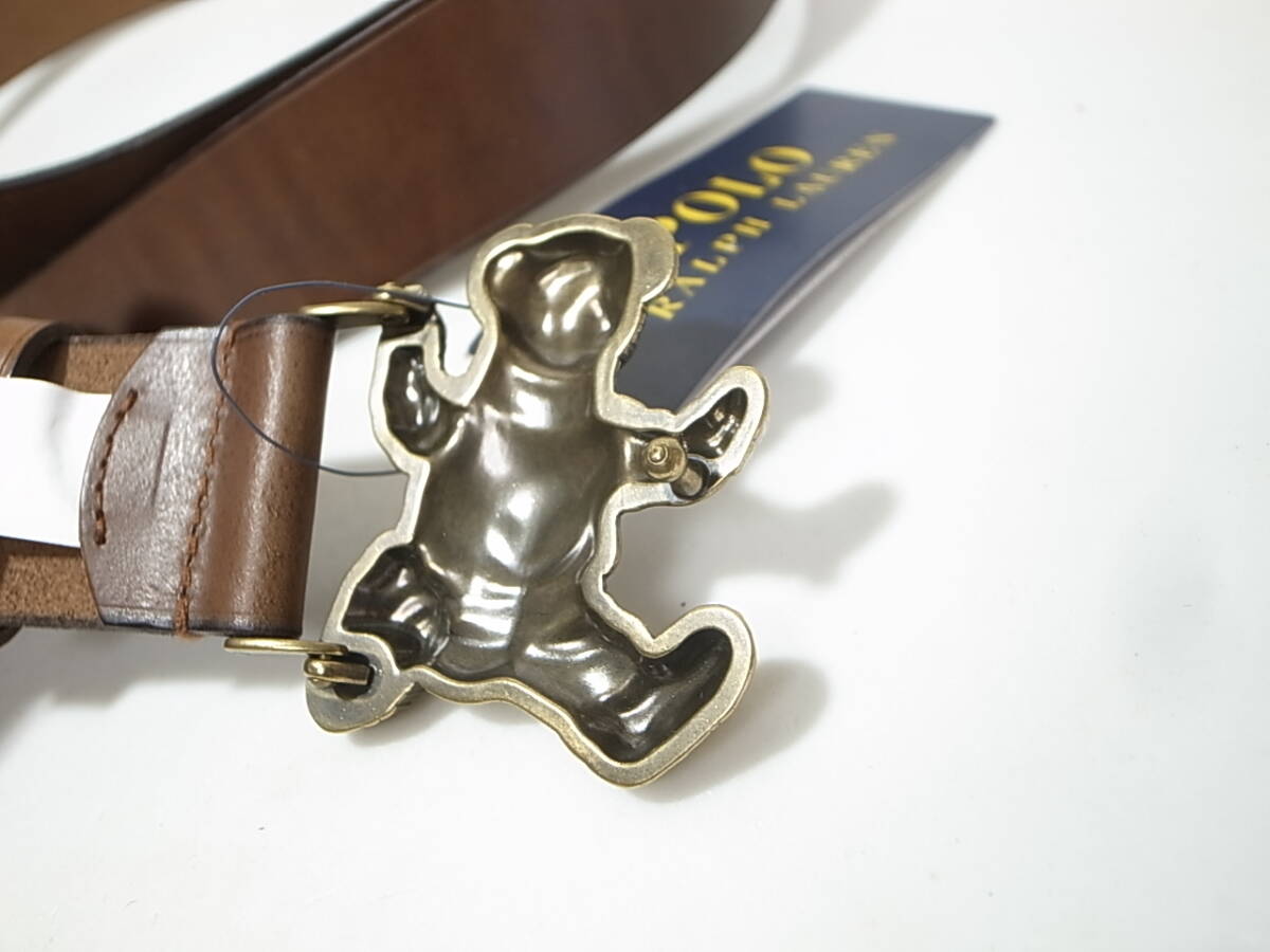 POLO RALPH LAUREN POLO BEAR LEATHER BELTポロベアー バックル POLO RALPH LAUREN POLO BEAR LEATHER BELTポロベアー バックル