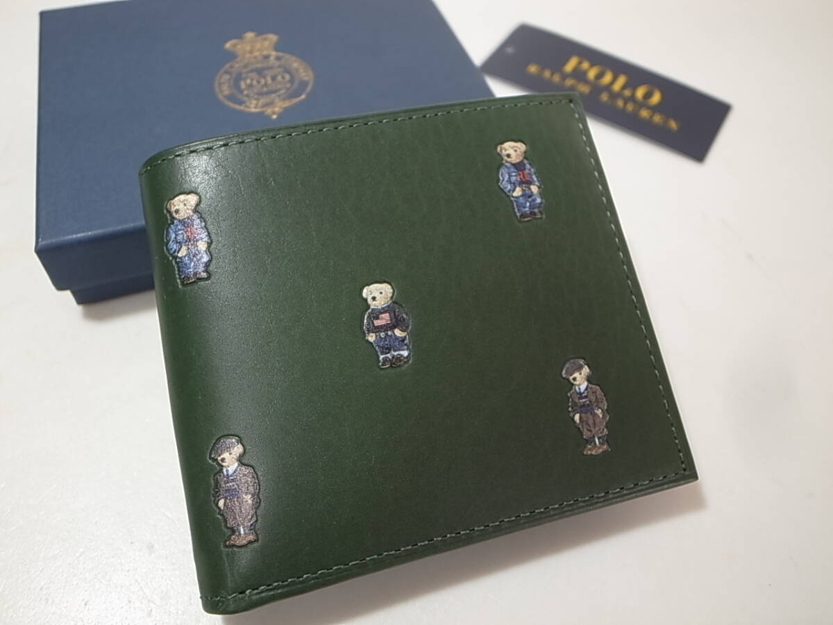 POLO RALPH LAUREN POLO BEAR LEATHER WALLET ポロベアー熊 フル POLO RALPH LAUREN POLO BEAR LEATHER WALLET ポロベアー熊 フル