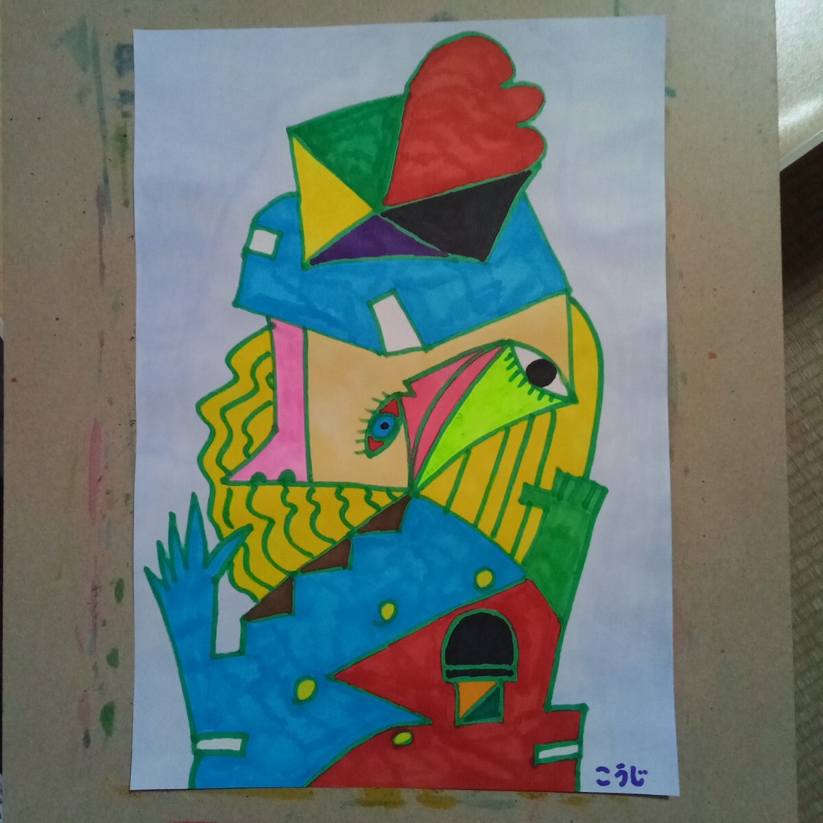 B5 оригинал ручные иллюстрации ........ женщина