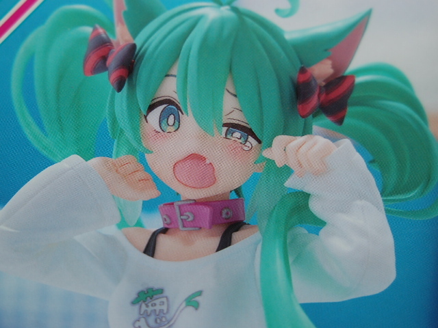 タイトー★初音ミク Desktop Cute フィギュア 猫耳Ｔシャツver 新品未開封