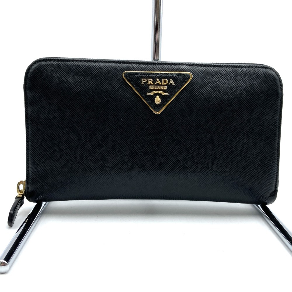 PRADA プラダ 長財布 ラウンドファスナー サフィアーノ レザー PRADA プラダ 長財布 ラウンドファスナー サフィアーノ レザー