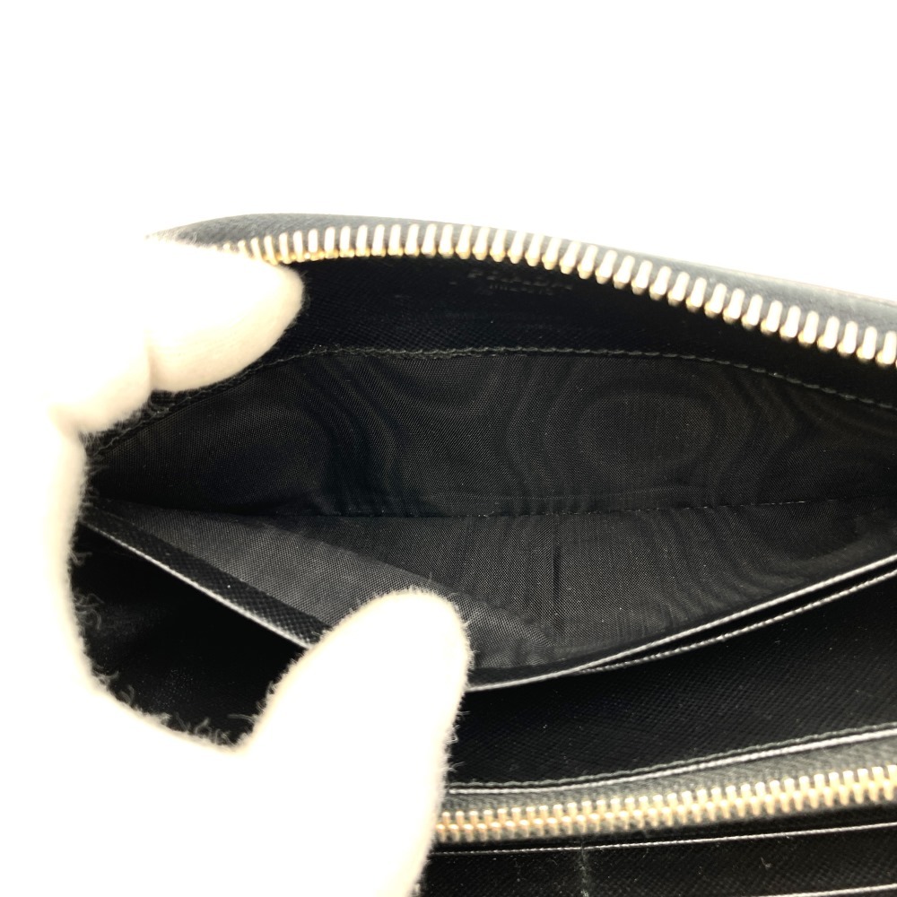 PRADA プラダ 長財布 ラウンドファスナー サフィアーノ レザー PRADA プラダ 長財布 ラウンドファスナー サフィアーノ レザー