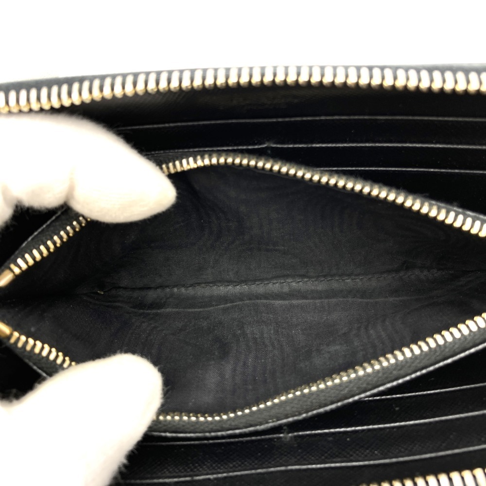 PRADA プラダ 長財布 ラウンドファスナー サフィアーノ レザー PRADA プラダ 長財布 ラウンドファスナー サフィアーノ レザー