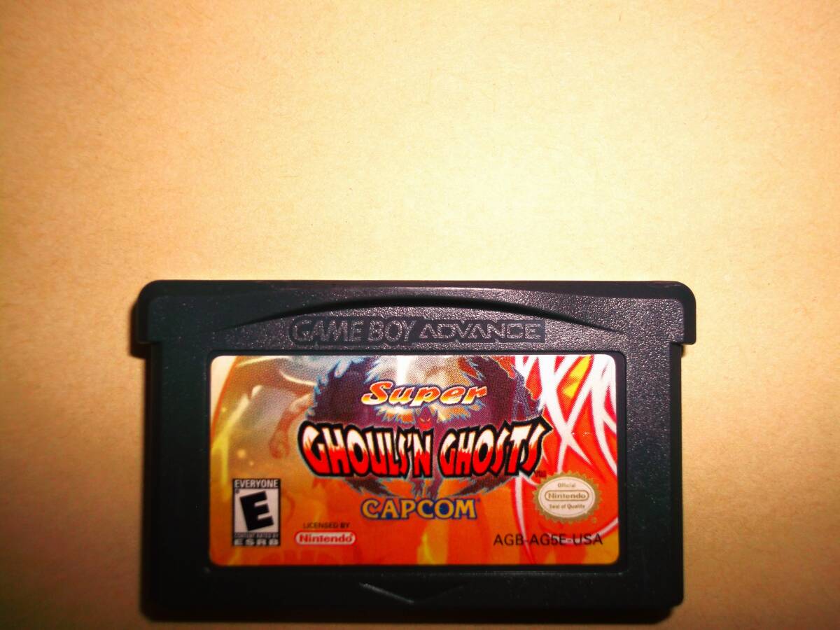 GBA　ゲームボーイアドバンス　海外版ソフト　Super GHOULS'N GHOSTS・超魔界村　R　(USA)　本物・正規品　ソフトのみ　動作確認済！