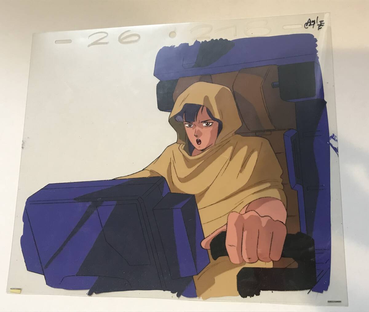 機動戦士 ガンダム□セル画 動画 原画□ザク A5END B5 4枚セット 機動戦士 ガンダム□セル画 動画 原画□ザク A5END B5 4枚セット