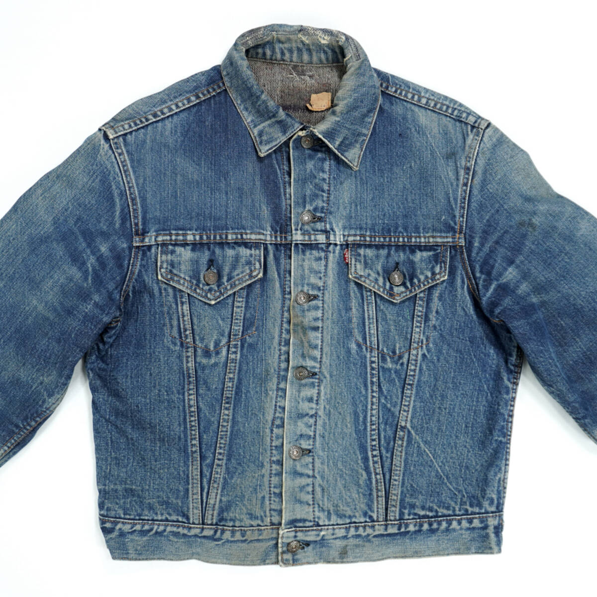 LEVI'S 70505-0317 BIGE DENIM JACKET 1960s JA24081 Vintage LEVI'S 70505-0317 BIGE DENIM JACKET 1960s JA24081 Vintage
