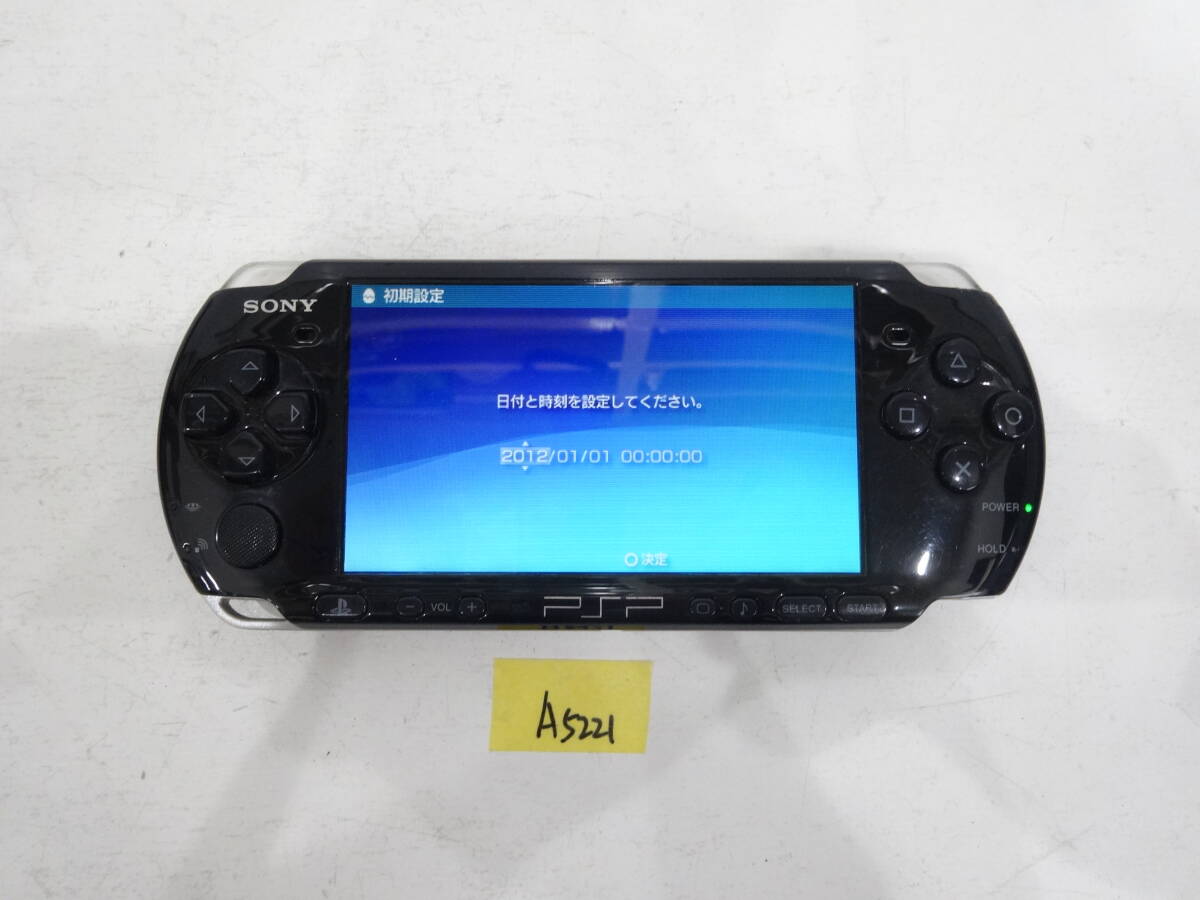 SONY プレイステーションポータブル PSP-3000 動作品 本体のみ M5221