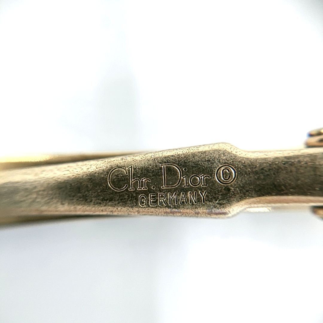 【極美品】Dior ディオール ネクタイピン CDロゴ ゴールド X柄 クロス Christian Dior クリスチャンディオール ネクタイピン タイピン