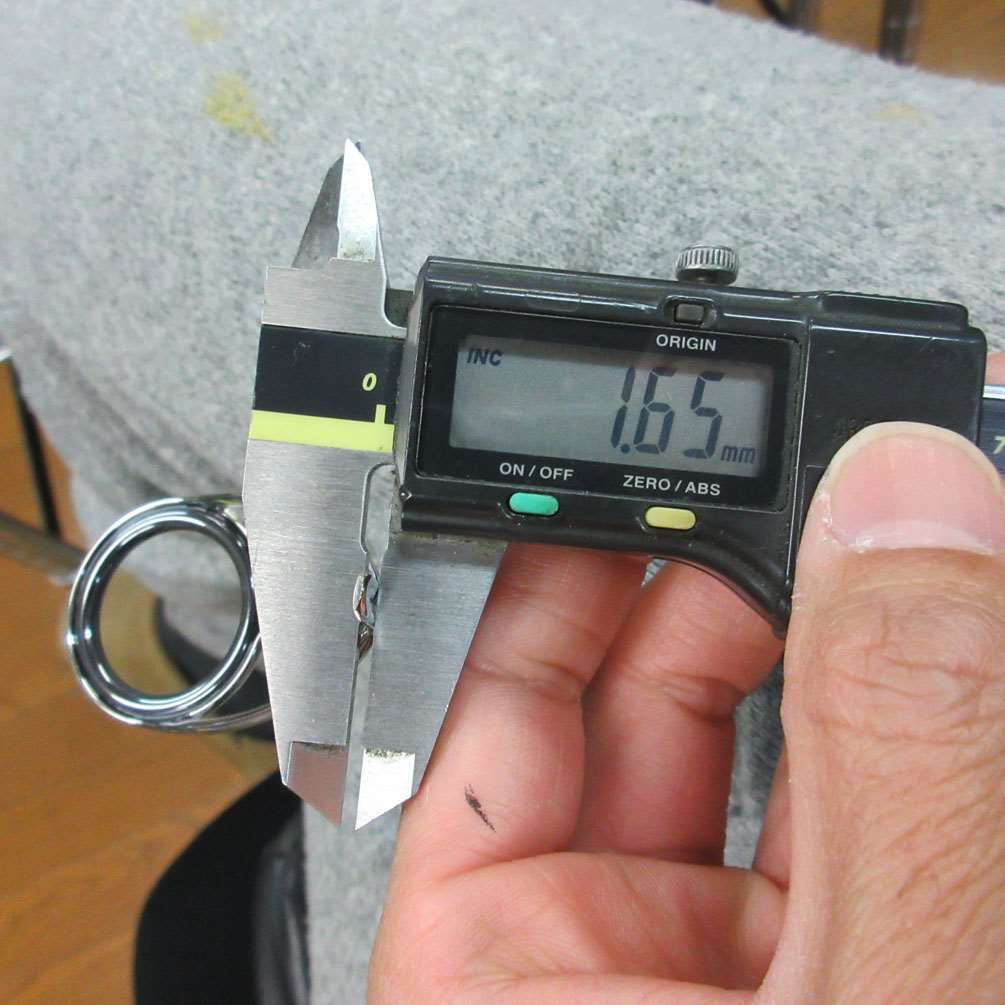 1個 ガイド フジ P-KWSG-30L ダブルフット PE糸がらみ軽減 ロッドビルディング SICステン 雷魚 バス_画像5