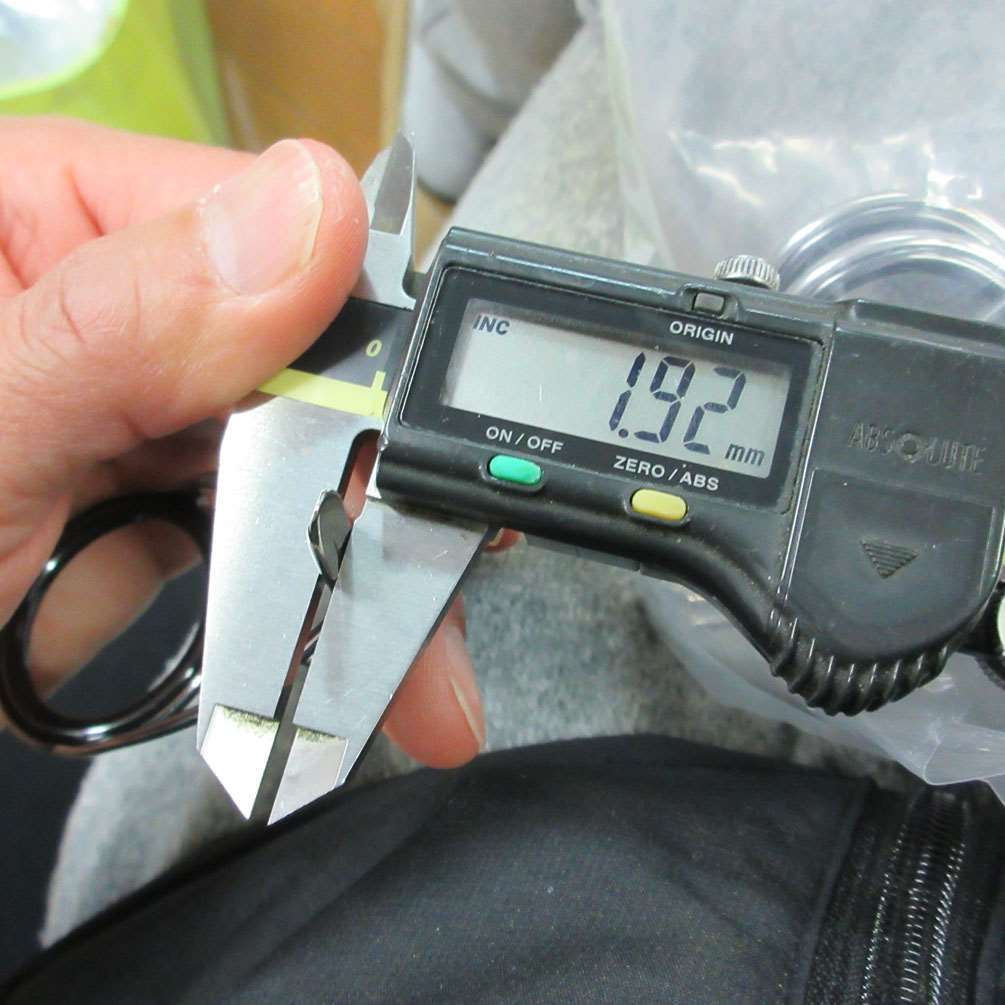 1個 ガイド フジ P-KWSG-40L ダブルフット PE糸がらみ軽減 ロッドビルディング SICステン 雷魚 バス_画像5