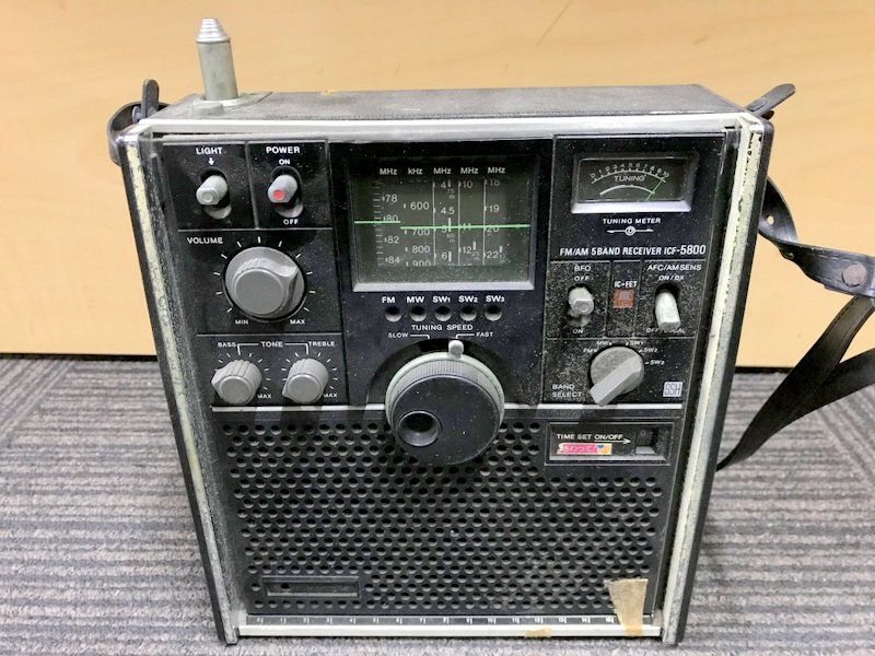 通電動作未確認】SONY ICF-5800 FM/AM 5バンドレシーバー BCL