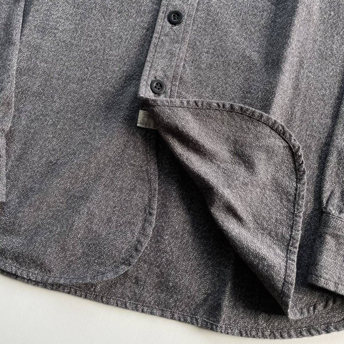 新品】RRL “Jaspe Twill Work Shirt” S ジャスペ ごま塩 新品】RRL “Jaspe Twill Work Shirt” S ジャスペ ごま塩