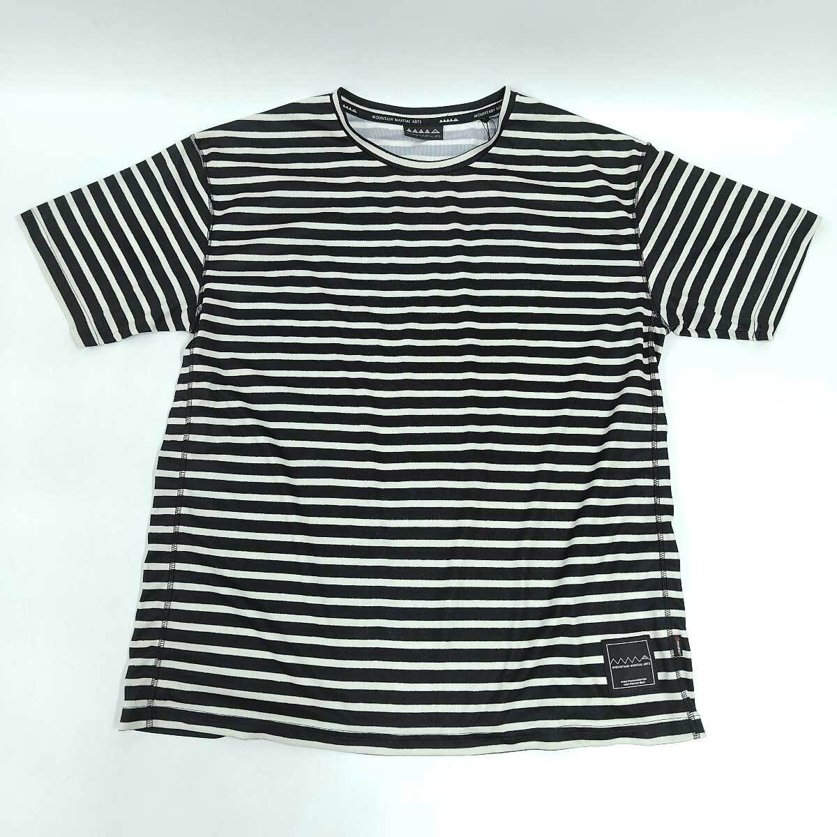 【中古・未使用品】マウンテンマーシャルアーツ MOUNTAIN MARTIAL ARTS MMA POLARTEC PD Border Tee 半袖 Tシャツ XL トレラン ランニング