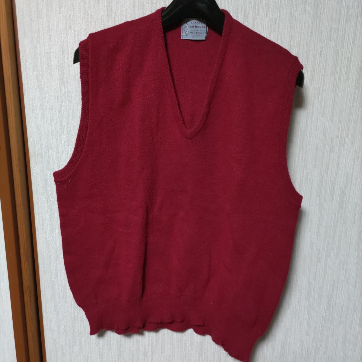 19　アメリカ古着　☆TownCRAFT　ビンテージ　６０‘　ベスト　Vintage　JCPenny