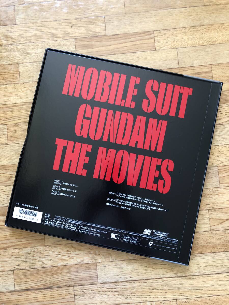  аниме LD[MOBILE SUIT GUNDAM THE MOVIES совершенно ограниченая версия (5 листов комплект )] покрытие * cell исходная картина : прекрасный .книга@..