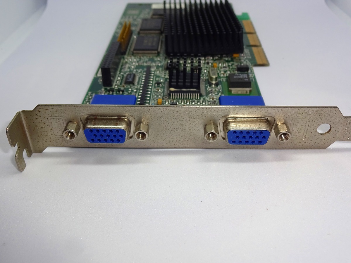 Matrox Millennium G400 DualHead 32MB AGP接続 ファンレス 中古動作品