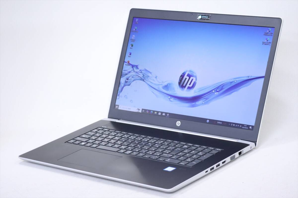 1円～ GeForceグラボ Office2019搭載 HP ProBook 470 G5 i5-8250U RAM8G SSD256GB+500GB 17.3TFT Win10