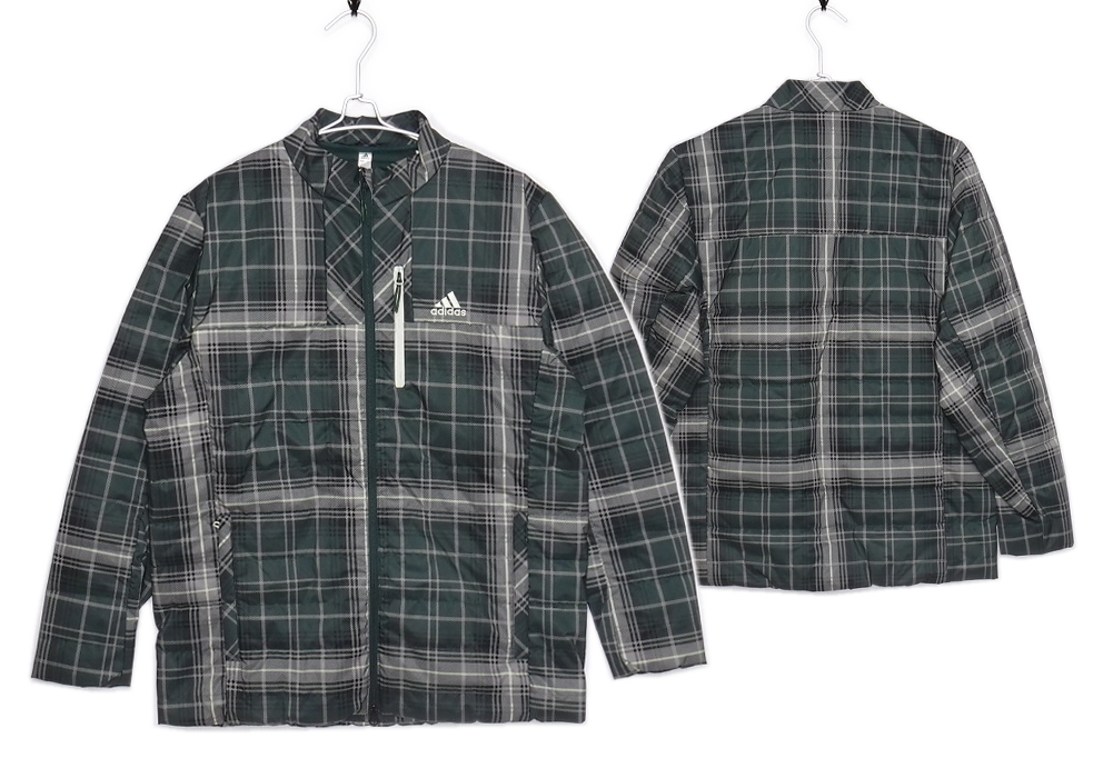 即決■★adidas Golf★■タータンチェック ジャケット:SIZE=XL