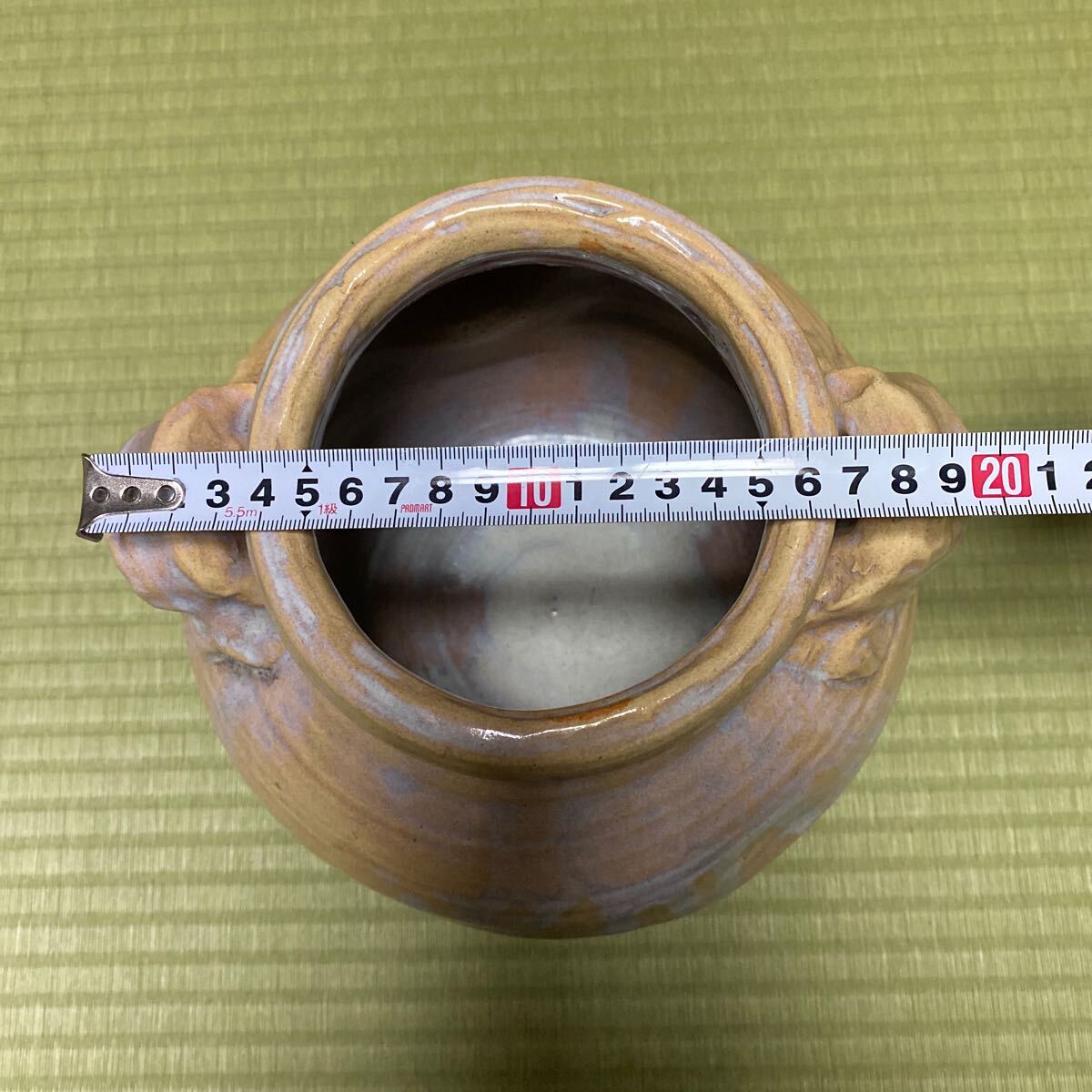 花瓶 花器 花入 花生 壺 壷 茶道具 陶磁器 骨董品 詳細不明 80サイズ発送_画像8