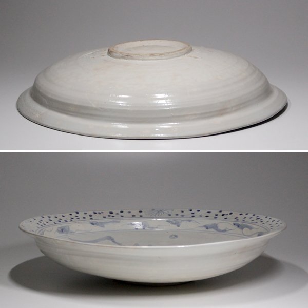TAKIYA】7630 加藤静允『 染付山水文鉢Ⅱ 』 初期伊万里写し 大作 額 TAKIYA】7630 加藤静允『 染付山水文鉢Ⅱ 』 初期伊万里写し 大作 額