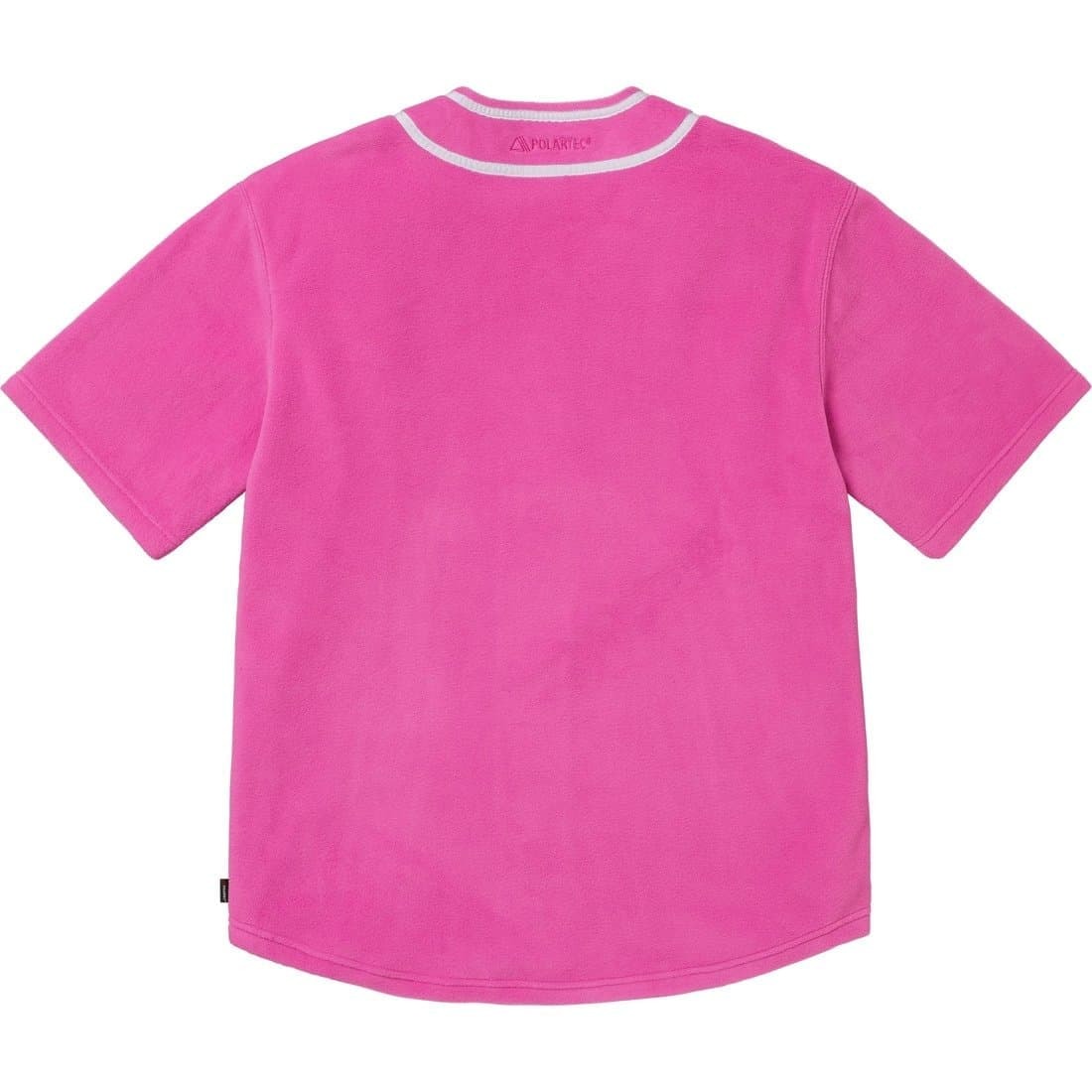 新品未着用】Supreme Polartec Baseball Jersey Pink M 24FW 新品未着用】Supreme Polartec Baseball Jersey Pink M 24FW