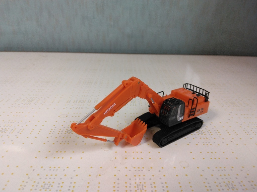 建設機械コレクション2弾vol.2日立ZX480LCK-3バックホウ仕様（オレンジ）トミーテックTOMYTECトラックコレクショントレーラーコレクション